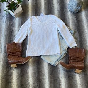 White Loft Sweater
